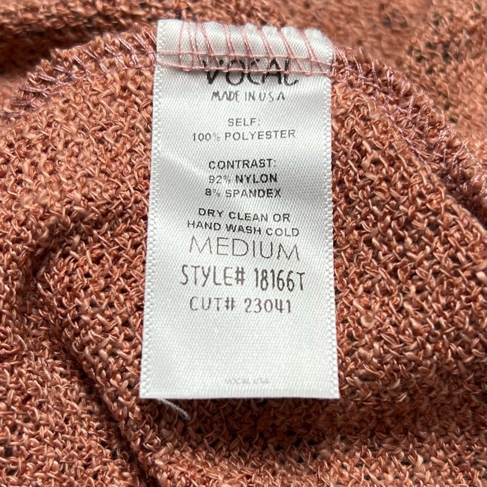 Y2K Vocal Tank Top Women’s M Made In USA Rhinestone Lace 2000s - Picture 5 of 7